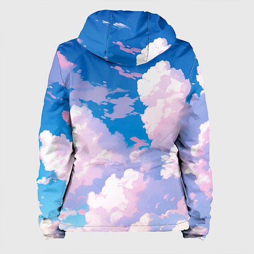 Женская куртка Tiger Derpy in the clouds / 3D-Белый – фото 2
