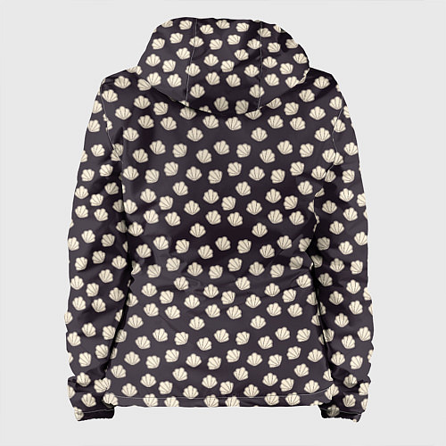 Женская куртка Паттерн с ракушками / 3D-Белый – фото 2