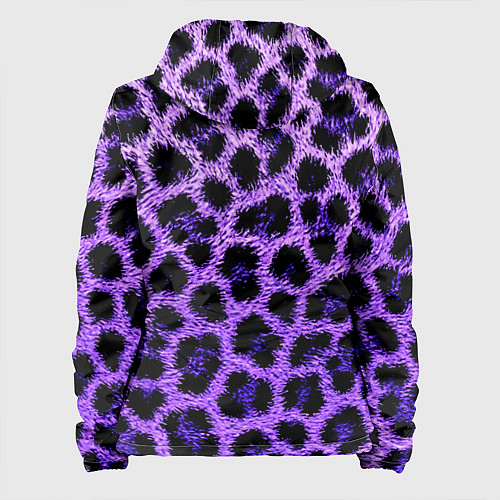 Женская куртка Леопардовый фиолетовый / 3D-Черный – фото 2