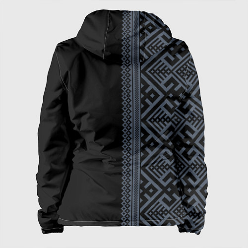 Женская куртка Славянские узоры и древо жизни / 3D-Белый – фото 2