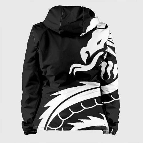 Женская куртка Borussia дракон белый / 3D-Белый – фото 2