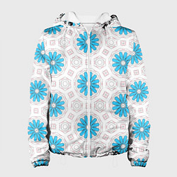 Женская куртка Цветочно-геометрический узор