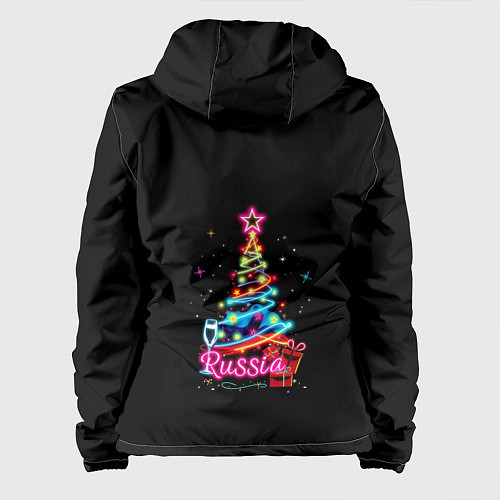 Женская куртка Christmas tree gifts / 3D-Белый – фото 2