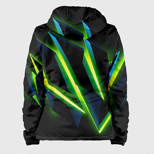 Женская куртка Geometric neon / 3D-Белый – фото 2