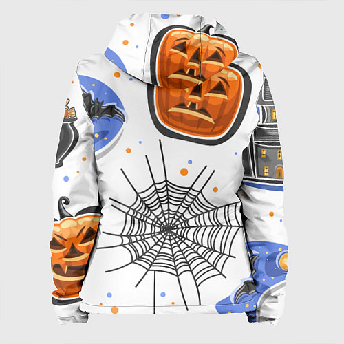 Женская куртка Holiday halloween / 3D-Белый – фото 2