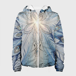 Женская куртка Ледяной перьевой орнамент со светом