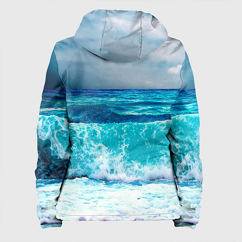 Женская куртка Волны / 3D-Белый – фото 2