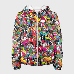 Женская куртка Стикербомбинг