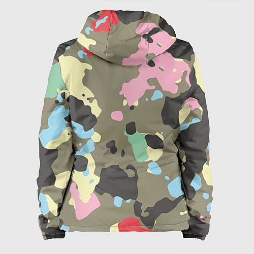 Женская куртка Камуфляж: микс цветов / 3D-Белый – фото 2