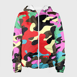 Женская куртка Яркий камуфляж