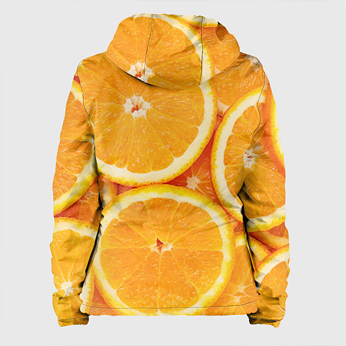 Женская куртка Апельсин / 3D-Белый – фото 2