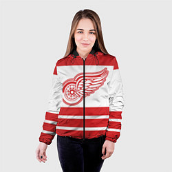 Куртка с капюшоном женская Detroit Red Wings, цвет: 3D-черный — фото 2