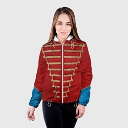 Куртка с капюшоном женская Пиджак Майкла Джексона, цвет: 3D-белый — фото 2