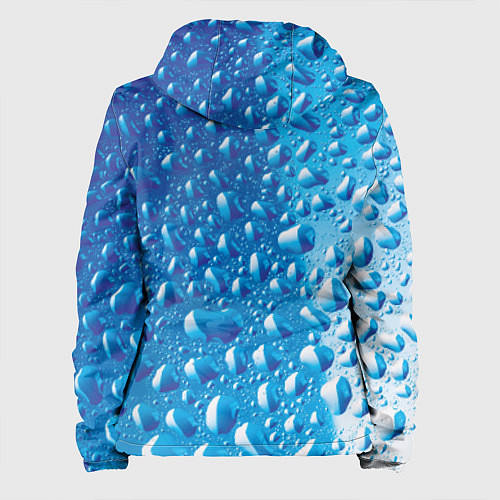 Женская куртка Капли воды / 3D-Белый – фото 2