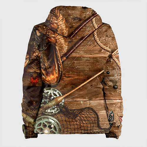 Женская куртка Рыбацкий стол / 3D-Белый – фото 2