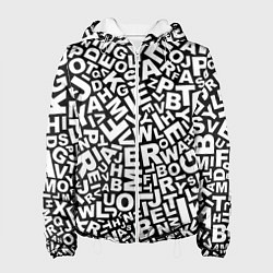 Женская куртка Английский алфавит