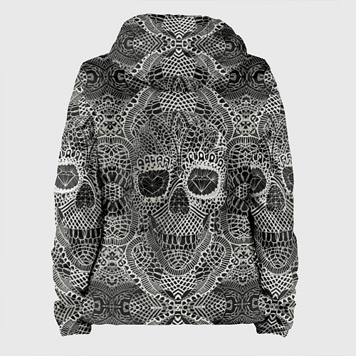 Женская куртка Кружевной череп / 3D-Белый – фото 2