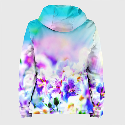Женская куртка Цветочное поле / 3D-Белый – фото 2
