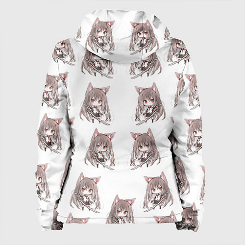 Женская куртка Лисичка аниме / 3D-Белый – фото 2