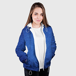 Куртка с капюшоном женская Текстура, цвет: 3D-белый — фото 2