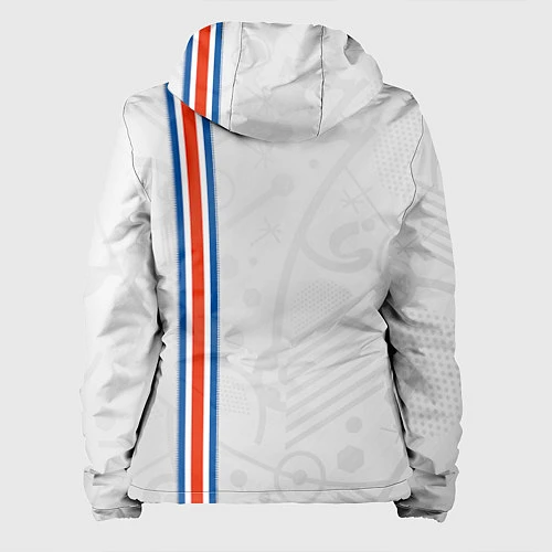 Женская куртка Сборная Исландии по футболу / 3D-Белый – фото 2