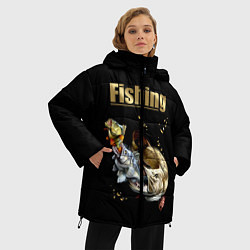 Куртка зимняя женская Gold Fishing, цвет: 3D-светло-серый — фото 2