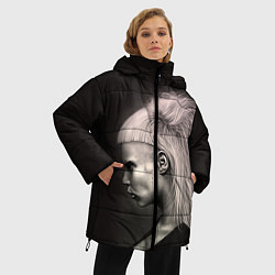Куртка зимняя женская Die Antwoord GIrl, цвет: 3D-красный — фото 2