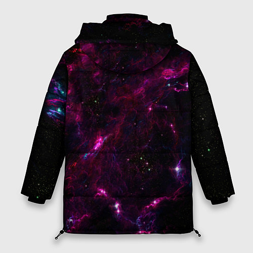 Женская зимняя куртка Космос / 3D-Черный – фото 2