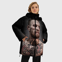 Куртка зимняя женская Conor McGregor, цвет: 3D-черный — фото 2