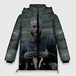 Куртка зимняя женская Vikings: Ragnarr Lodbrok, цвет: 3D-черный
