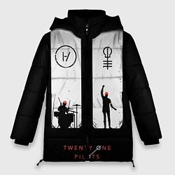 Куртка зимняя женская Twenty One Pilots: Lines, цвет: 3D-черный