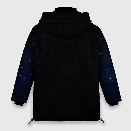 Женская зимняя куртка Космические войска / 3D-Черный – фото 2