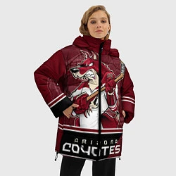 Куртка зимняя женская Arizona Coyotes, цвет: 3D-черный — фото 2