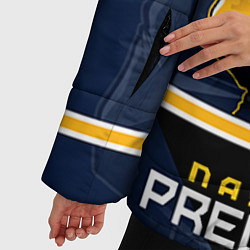 Куртка зимняя женская Nashville Predators, цвет: 3D-светло-серый — фото 2