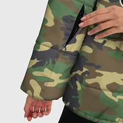 Куртка зимняя женская Blackhawks Camouflage, цвет: 3D-красный — фото 2