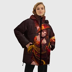 Куртка зимняя женская Lina: Dragon Fire, цвет: 3D-черный — фото 2
