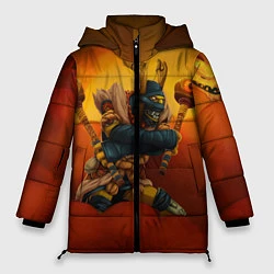Куртка зимняя женская Шадоу Шаман, цвет: 3D-красный