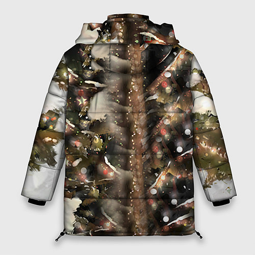 Женская зимняя куртка Мастера меча / 3D-Черный – фото 2
