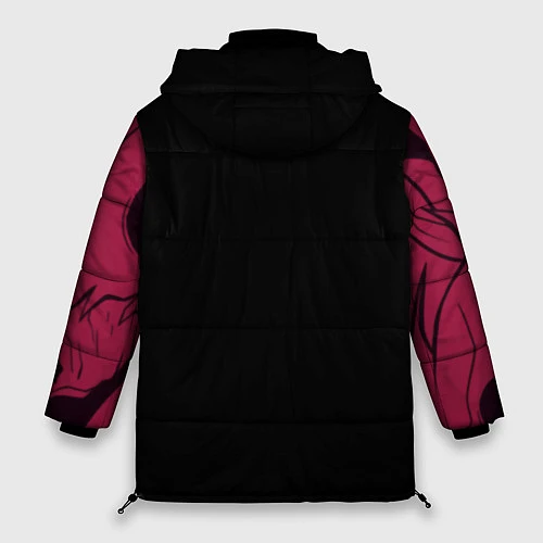 Женская зимняя куртка Sans Undertale / 3D-Черный – фото 2