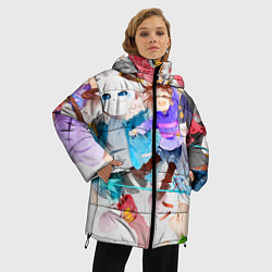 Куртка зимняя женская Герои подземелья, цвет: 3D-светло-серый — фото 2
