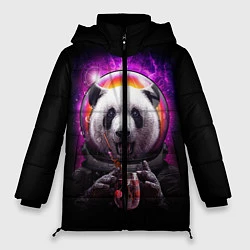 Куртка зимняя женская Panda Cosmonaut, цвет: 3D-черный