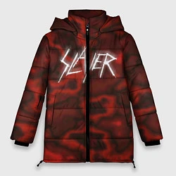 Куртка зимняя женская Slayer Texture, цвет: 3D-красный