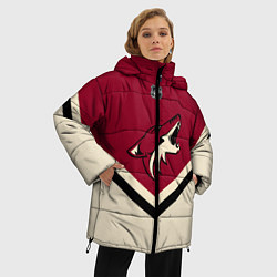 Куртка зимняя женская NHL: Arizona Coyotes, цвет: 3D-черный — фото 2