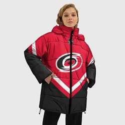 Куртка зимняя женская NHL: Carolina Hurricanes, цвет: 3D-черный — фото 2