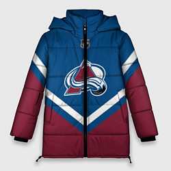 Куртка зимняя женская NHL: Colorado Avalanche, цвет: 3D-светло-серый