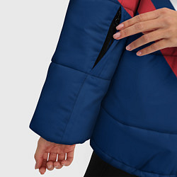 Куртка зимняя женская NHL: Columbus Blue Jackets, цвет: 3D-черный — фото 2