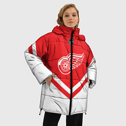 Куртка зимняя женская NHL: Detroit Red Wings, цвет: 3D-черный — фото 2