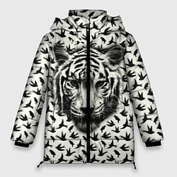 Куртка зимняя женская Tiger Dreams, цвет: 3D-черный