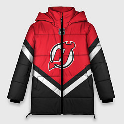 Куртка зимняя женская NHL: New Jersey Devils, цвет: 3D-красный