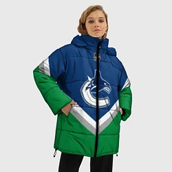 Куртка зимняя женская NHL: Vancouver Canucks, цвет: 3D-черный — фото 2